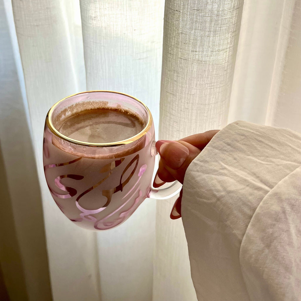 طقم إيليف للقهوة – مطلي ذهبي