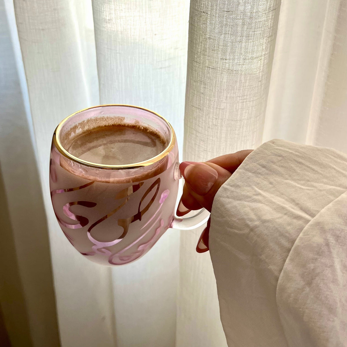 طقم إيليف للقهوة – مطلي ذهبي